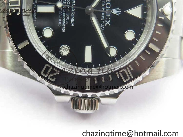 1230 GoodFit Submariner 114060 No Date Black Ceramic Noob 1:1 Best Edition 904L SS Case and Bracelet SA3130 V 3071